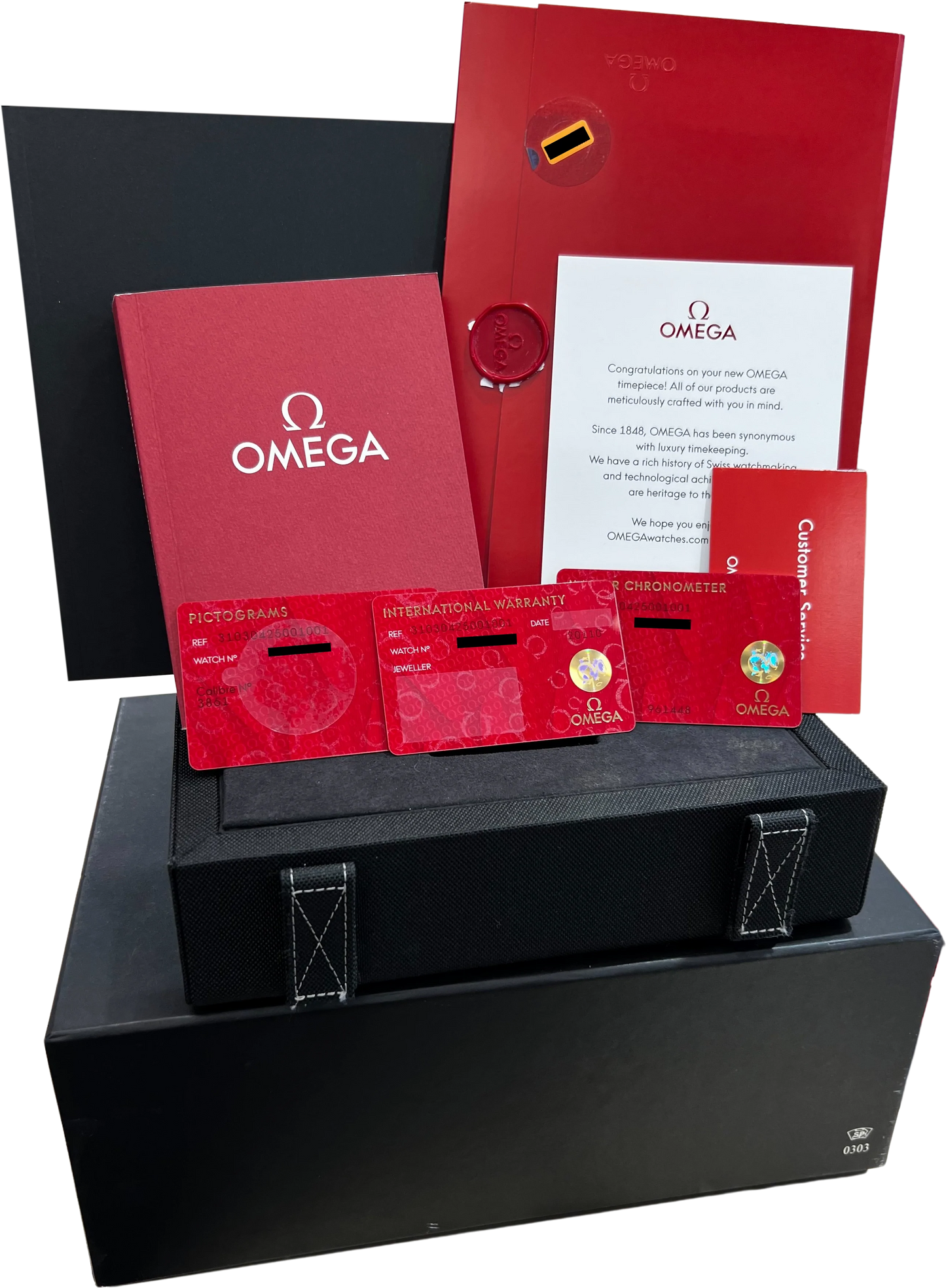 Omega Speedmaster Hesalite Stainless Steel 42mm Watch 310.30.42.50.01.001 CARD