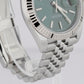 NEW APRIL 2023 PAPERS Rolex DateJust 41 Mint Green Steel 41mm Watch 126334 B+P