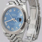 NEW APRIL 2023 PAPERS Rolex DateJust 41 Azzurro Blue Roman JUBILEE Fluted 126334
