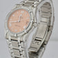 Concord Saratoga Stainless Steel Pink Dial Date Quartz 35mm Watch 14-C2-23E