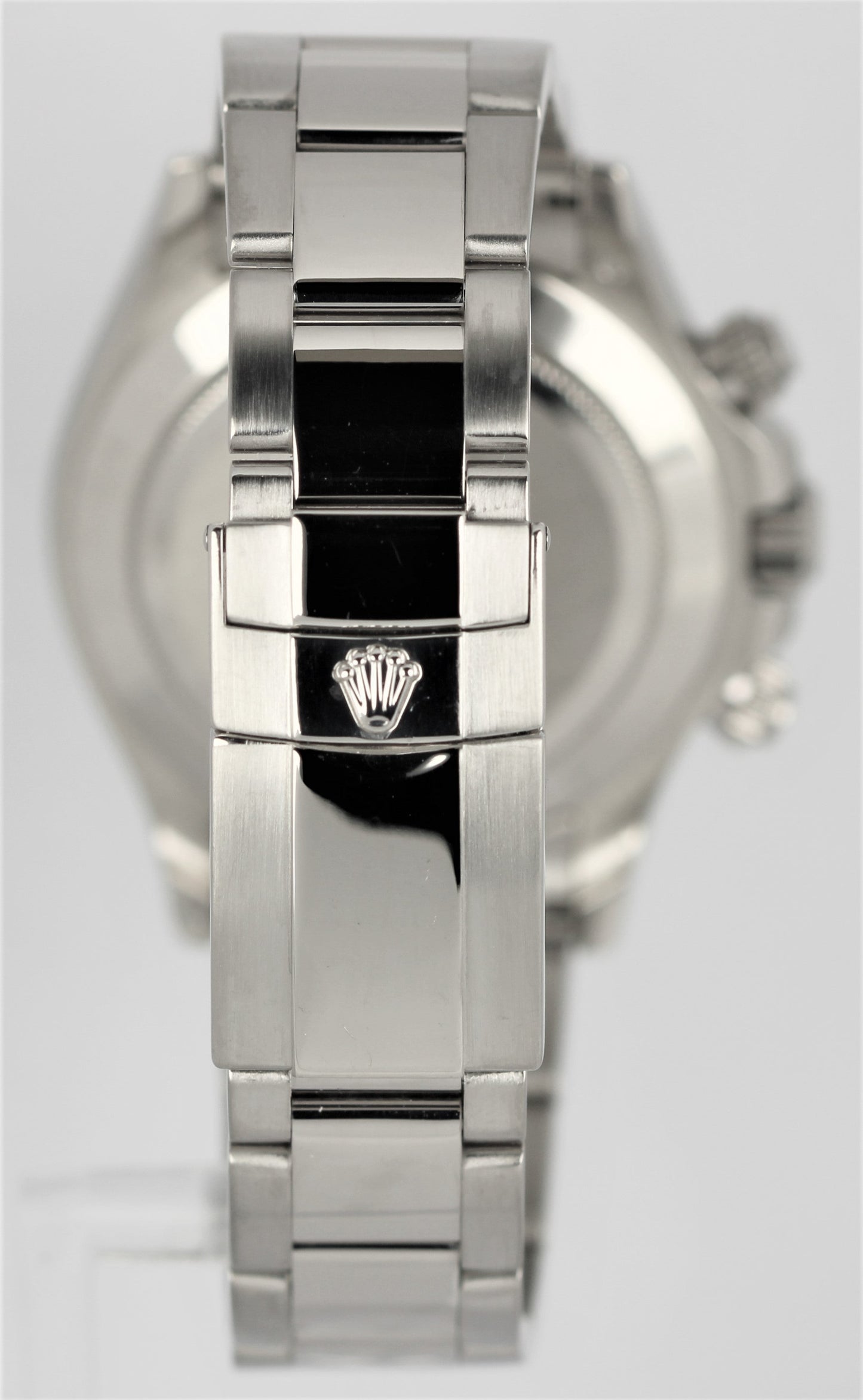 Rolex Daytona Cosmograph 18K White Gold Racing Black 40mm 116509 Watch B+P