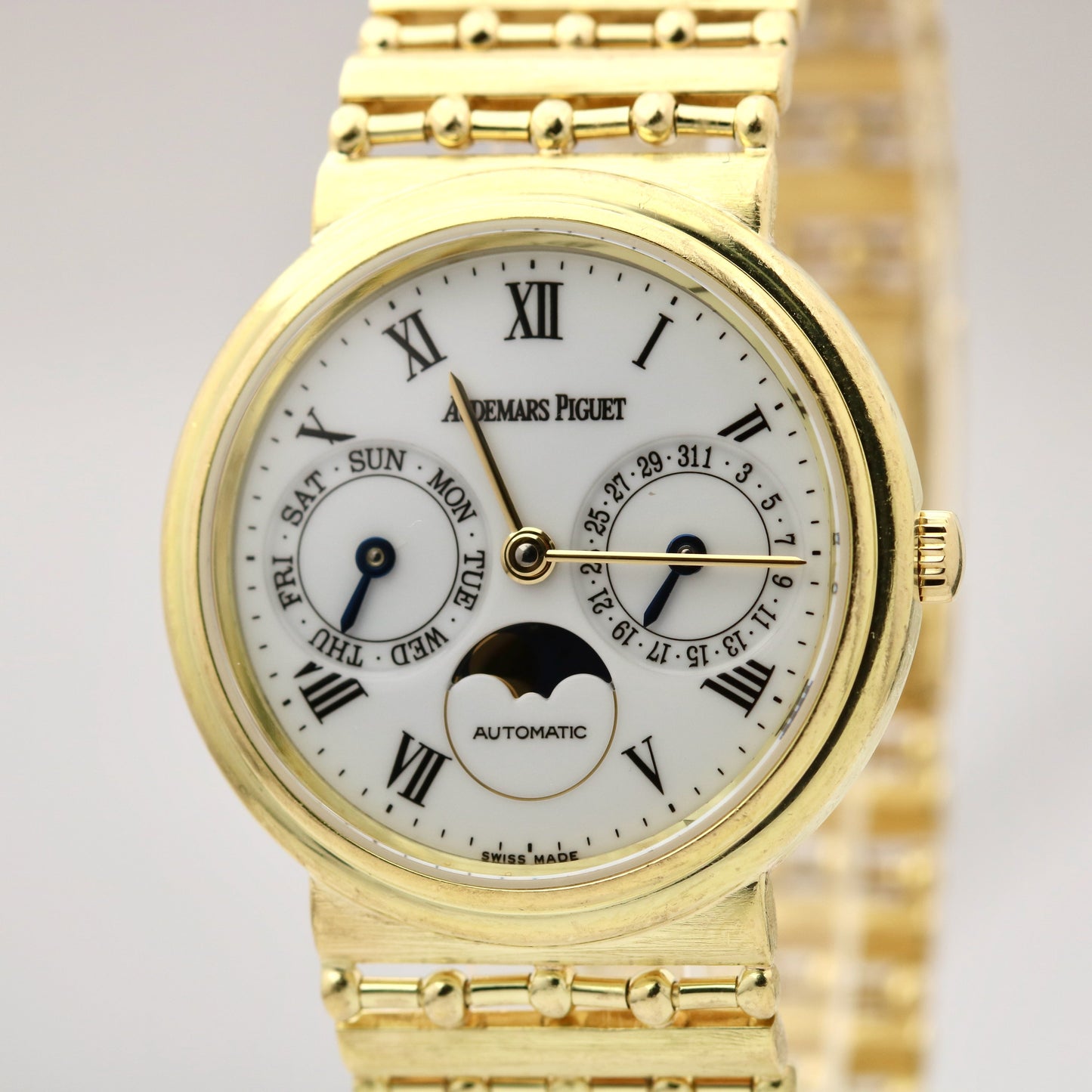 Audemars Piguet Classic Day-Date Moonphase 25589BA BAMBOO 18k Gold 33mm Watch