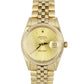 Vintage Rolex President Date Chevrolet 14k Gold Champagne 34mm 15007 Watch B+P