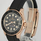 Rolex Yacht-Master 18k Rose Gold Oysterflex Black 37mm Automatic 268655 Watch
