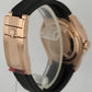 Rolex Yacht-Master 18k Rose Gold Oysterflex Black 37mm Automatic 268655 Watch