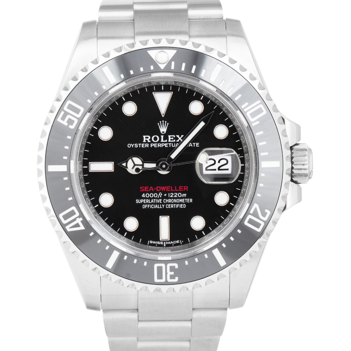 Rolex Red Sea-Dweller Black Stainless Mark I 50th-Anniversary 126600 43mm Watch