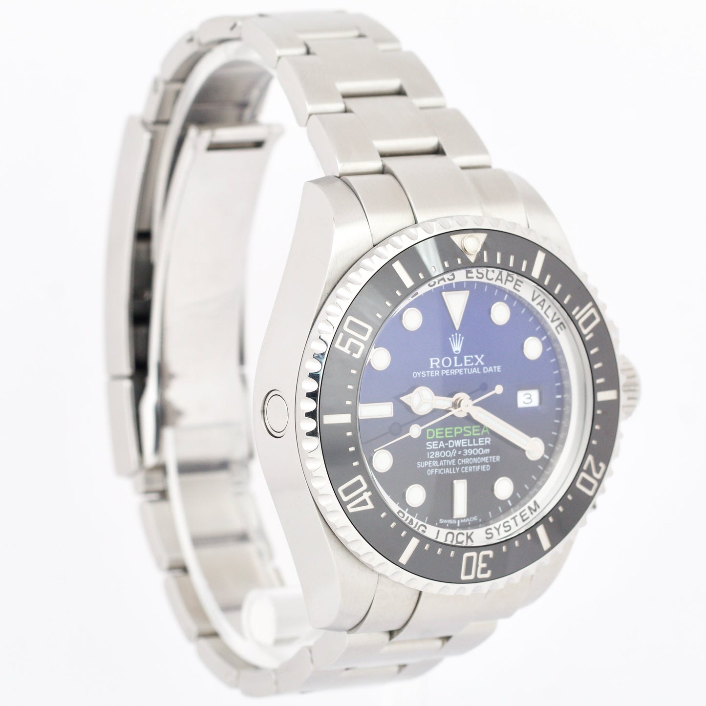Rolex Sea-Dweller Deepsea 'James Cameron' Blue Stainless 116660 44mm Date Watch