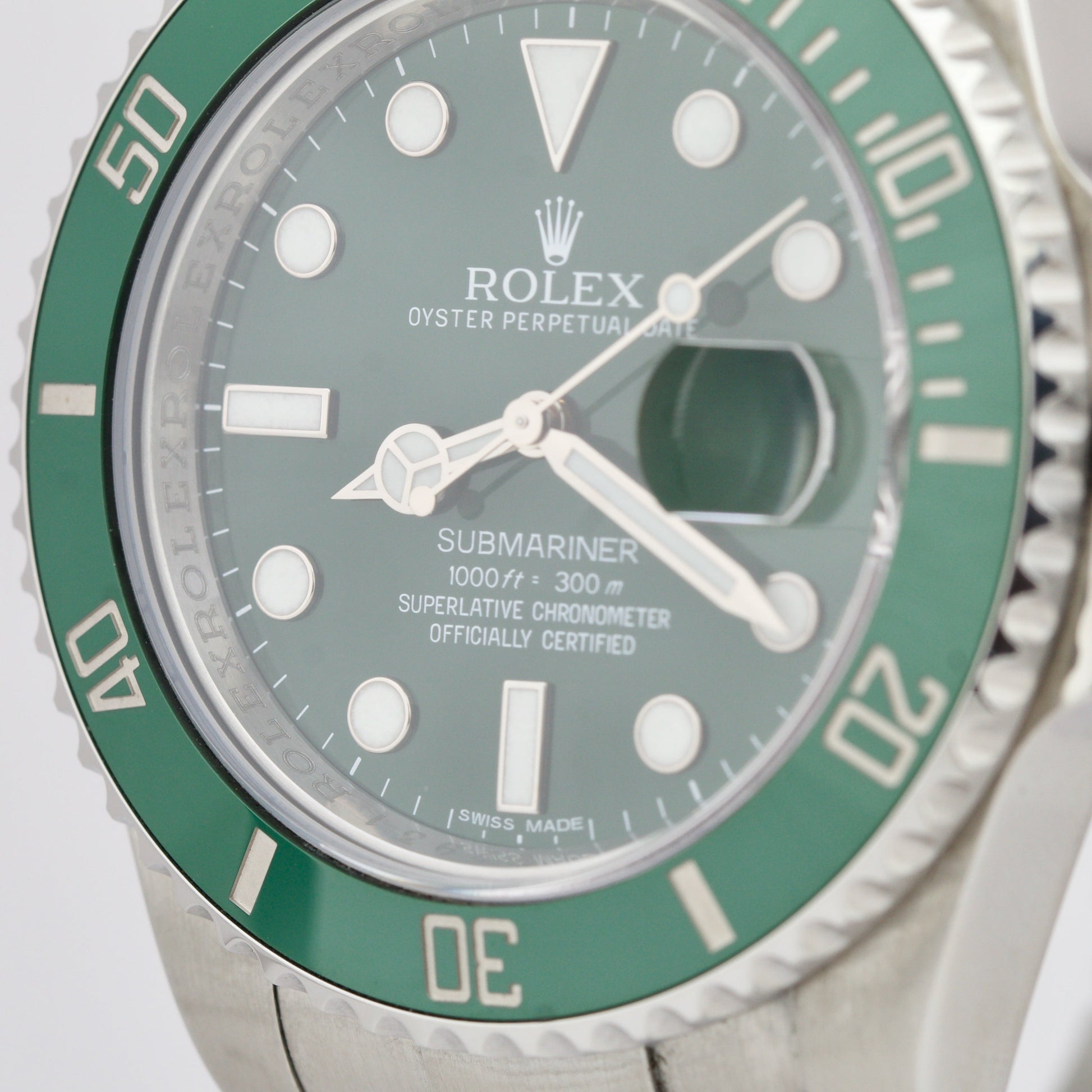 Rolex Submariner Date HULK Green - FULL SET 116610LV 2013