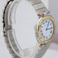 Cartier Santos Ronde Two-Tone 27mm Stainless Steel Gold Roman Quartz Watch 8191