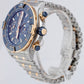 Breitling Super Chronomat Four Year Calendar 44mm Two-Tone U19320 Blue Watch