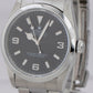 1997 Rolex Explorer I Black 36mm Automatic Stainless Steel Oyster Watch 14270