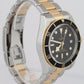 Tudor Black Bay Heritage PAPERS Two-Tone Gold Steel Black 41mm Watch 79733N B+P