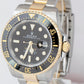 2020 Rolex Sea-Dweller Two-Tone 18K Yellow Gold Black 126603 43mm Dive Watch B&P