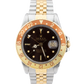 Vintage 1984 Rolex GMT-Master GLOSSY NIPPLE 16753 ROOT BEER TT Jubilee Watch