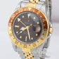 Vintage 1984 Rolex GMT-Master GLOSSY NIPPLE 16753 ROOT BEER TT Jubilee Watch