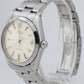 UNPOLISHED Rolex Oysterdate Precision Silver Stainless Steel 34mm Watch 6694