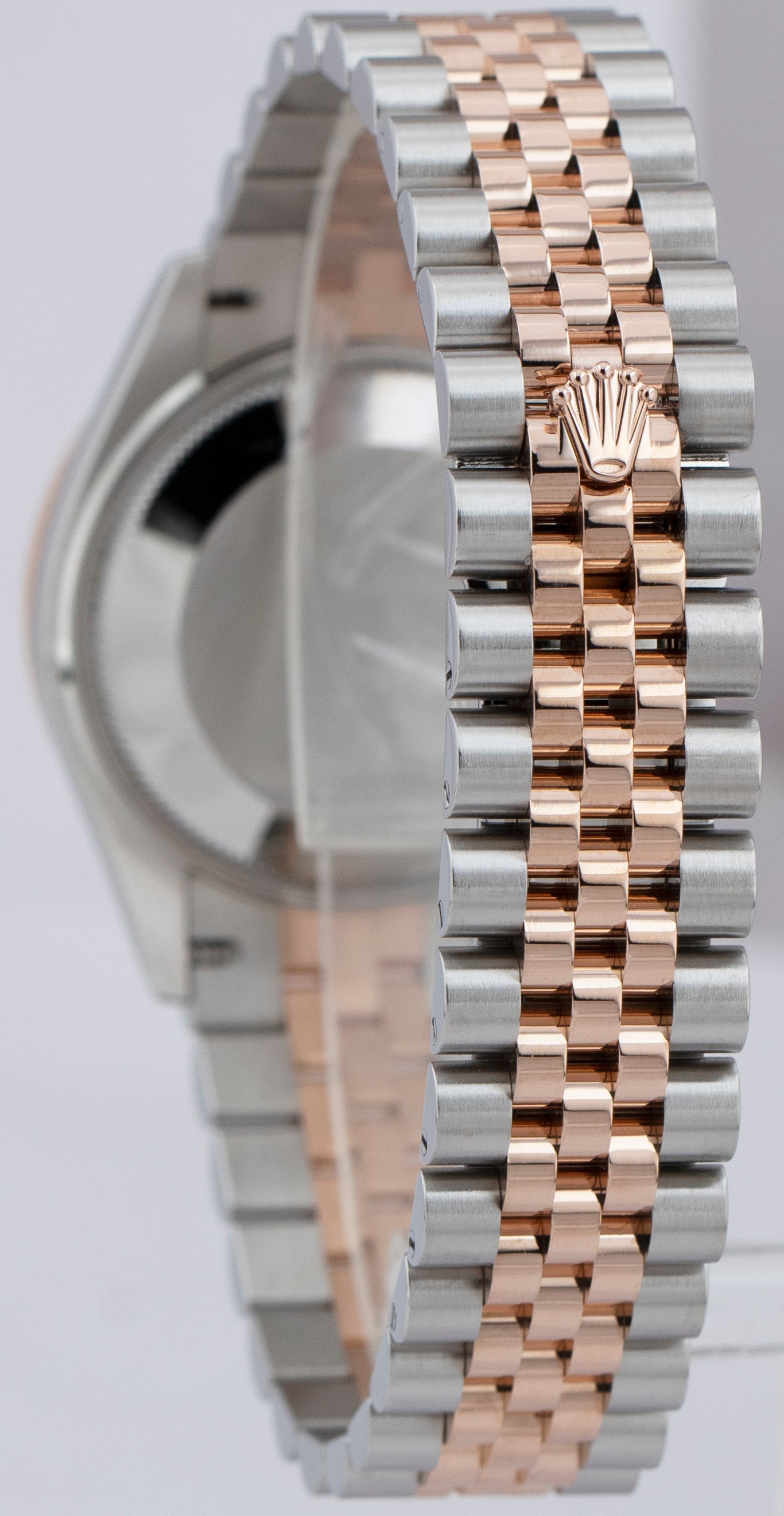 2020 Rolex DateJust 31mm Slate Diamond Two-Tone Rose Gold Jubilee 278381 RBR B+P