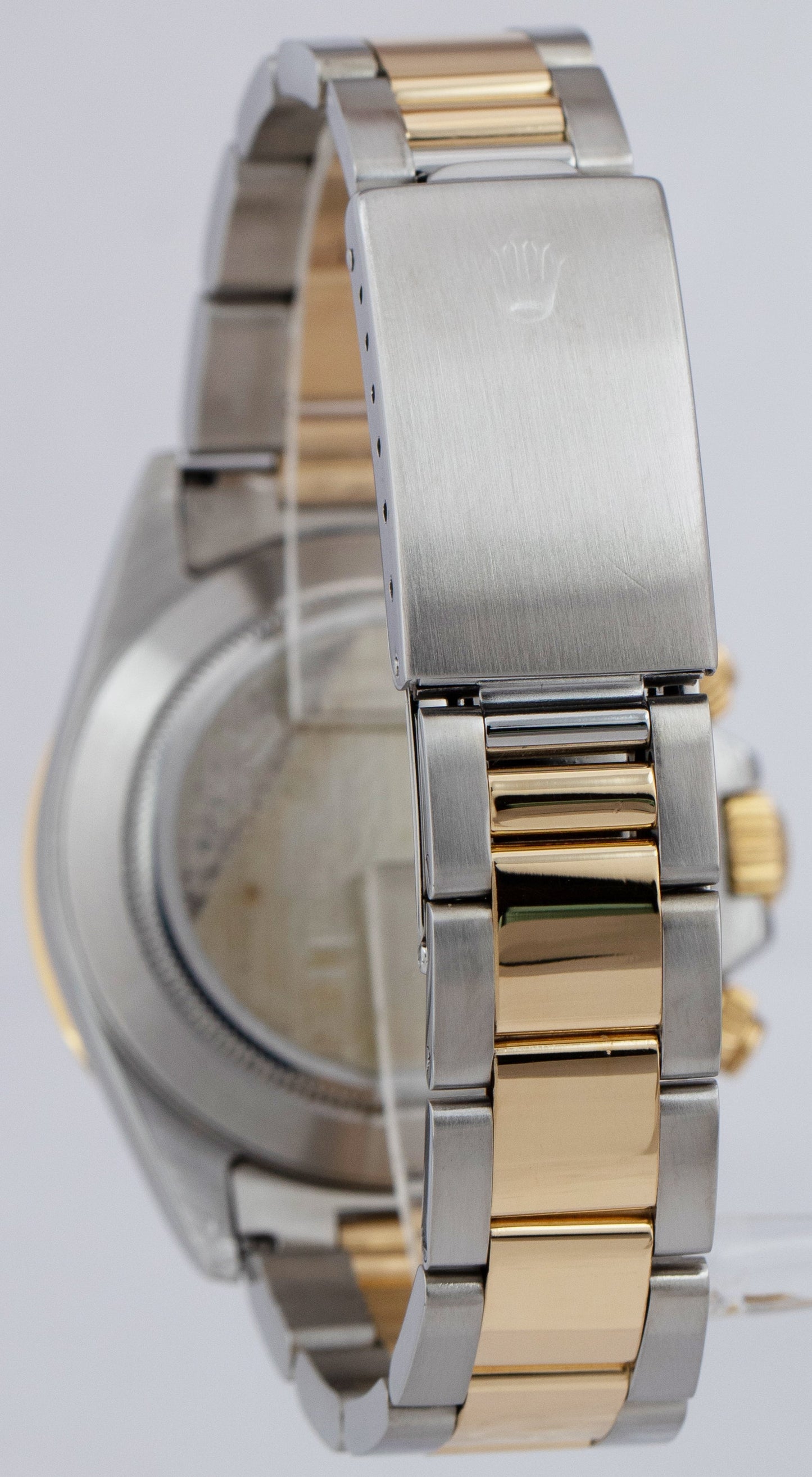 Rolex Daytona Cosmograph 40mm Two-Tone Zenith Steel Gold Black Watch 16523