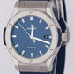 Hublot Classic Fusion Titanium Blue 42mm Automatic Date Watch 542.NX.7170.RX