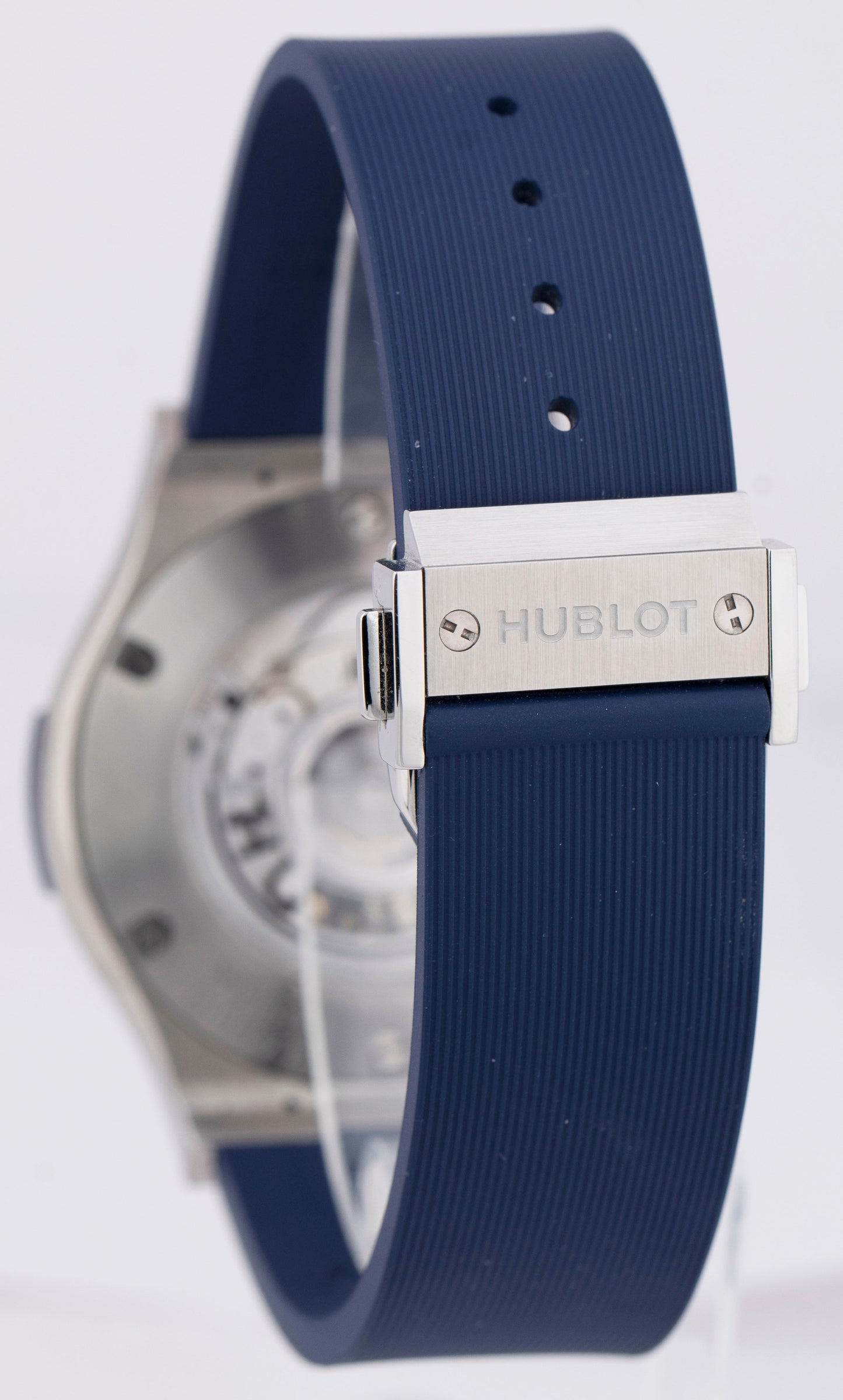 Hublot Classic Fusion Titanium Blue 42mm Automatic Date Watch 542.NX.7170.RX