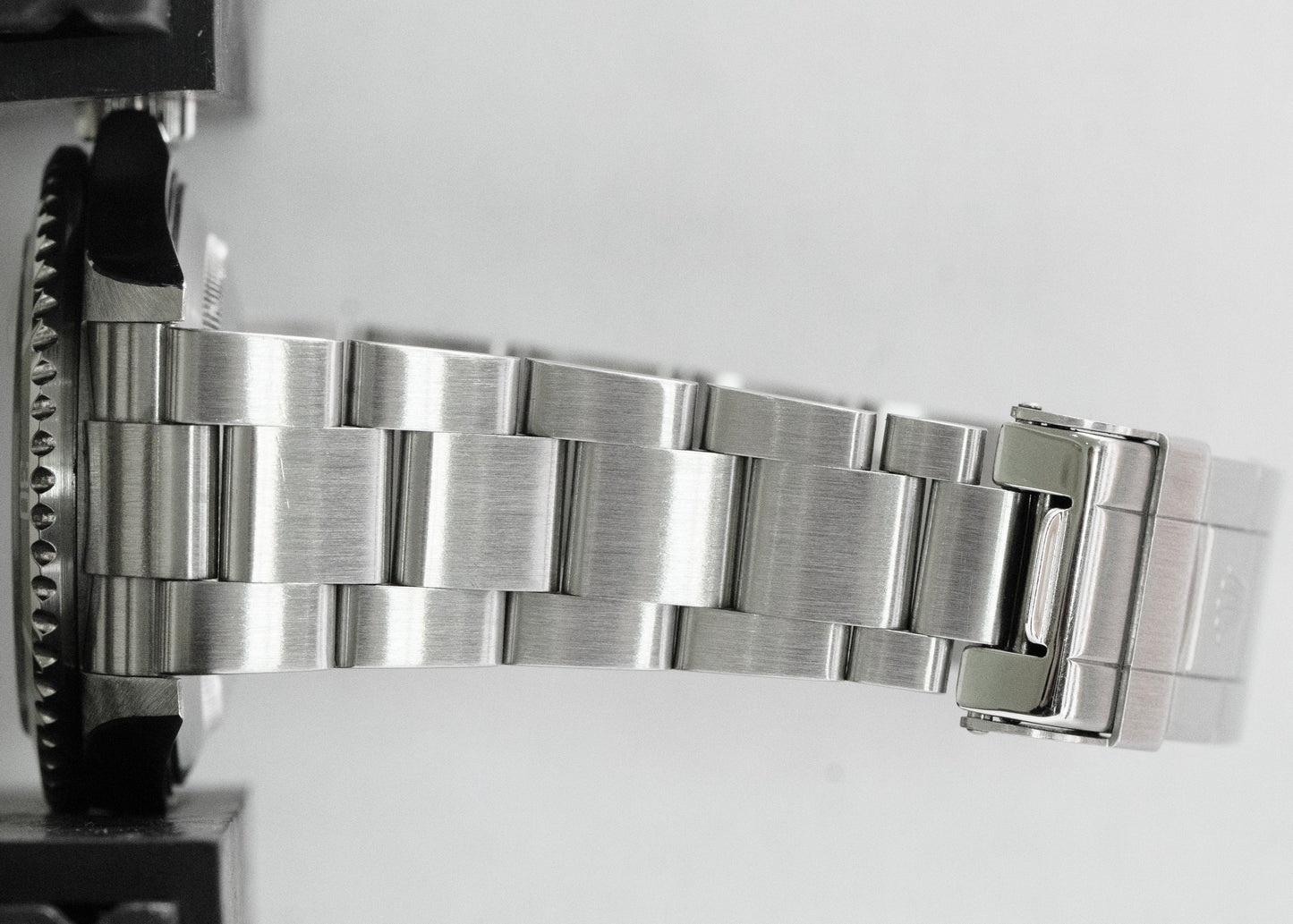 FLAT 4 UNPOLISHED Rolex Submariner Date KERMIT Stainless Steel Watch 16610 LV