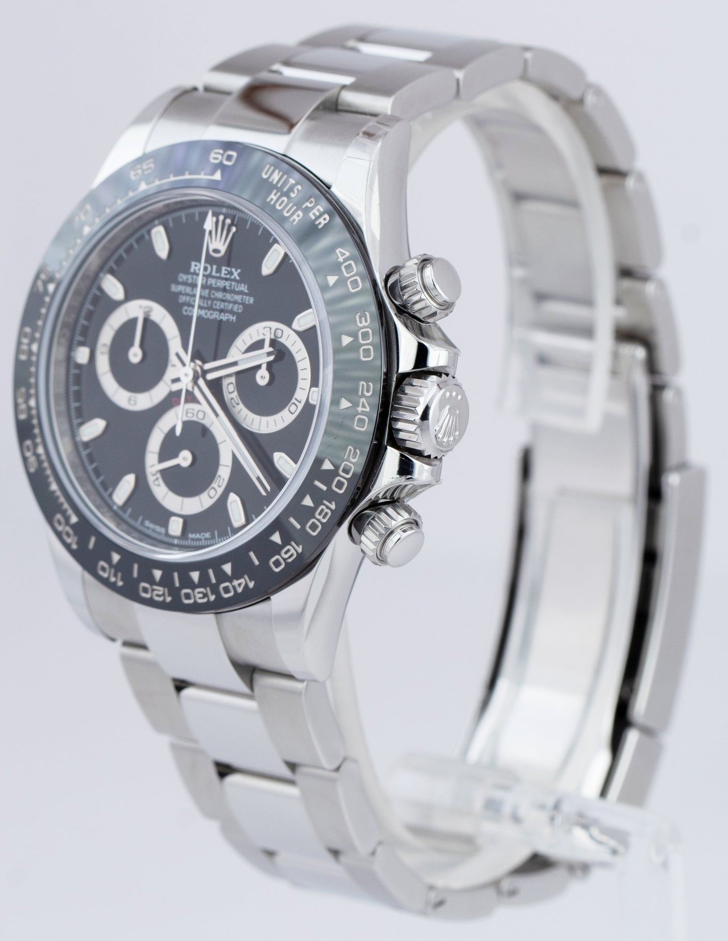 NEW NOV. 2022 Rolex Daytona Cosmograph Black Ceramic Steel 40mm Watch 116500 LN