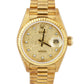 Rolex DateJust President 26mm Champagne Diamond Jubilee Dial Gold Watch 69178