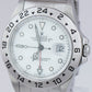 Rolex Explorer II Polar White Stainless Steel Automatic GMT 40mm Watch 16570
