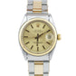 Ladies Rolex DateJust 31mm Midsize Two-Tone Steel Gold Silver Oyster Watch 6827