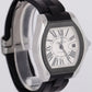 Men's Cartier Roadster Silver Automatic Black Rubber 40mm Roman Watch 3312 BOX