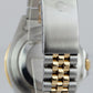 Rolex GMT-Master II Black 40mm Two Tone Gold Steel Jubilee Watch 16713 PAPERS