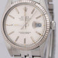 1985 Rolex DateJust 36mm Silver Jubilee White Gold Stainless Steel Watch 16014