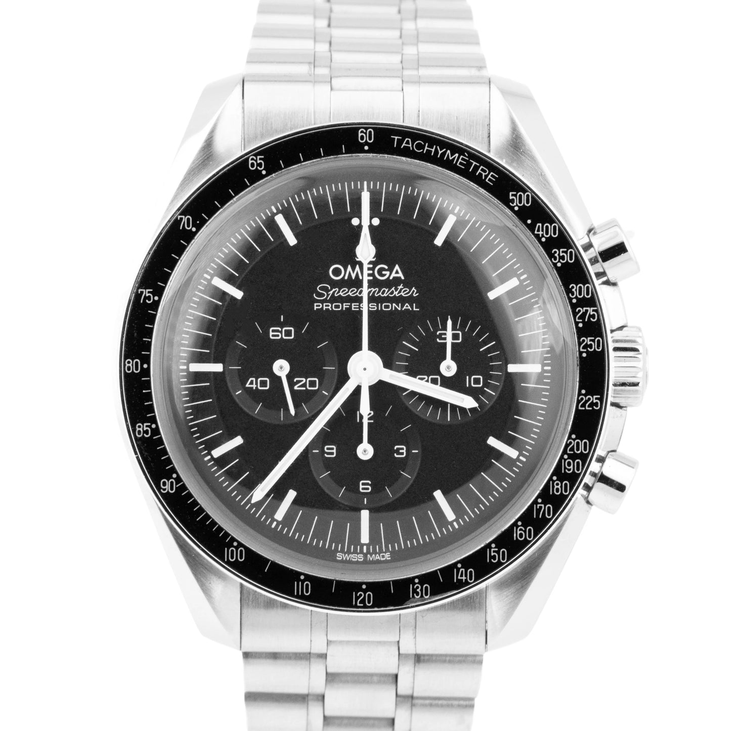 Omega Speedmaster Hesalite Stainless Steel 42mm Watch 310.30.42.50.01.001 CARD