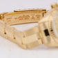 Ladies Rolex DateJust 26mm Champagne 18K Yellow Gold Fluted Oyster Watch 6917