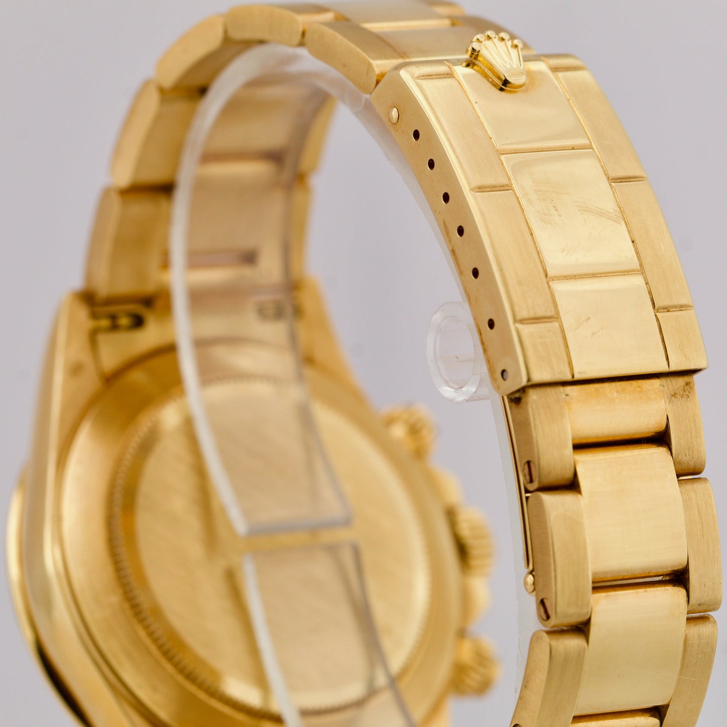 UNPOLISHED Rolex Daytona ZENITH Inverted-6 Diamond 40mm Gold 16528 Watch BOX