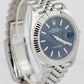 NEW NOV 2022 Rolex DateJust 41 Blue Motif Fluted Steel Jubilee Watch 126334