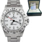 2005 Rolex Explorer II Polar White NO-HOLES Steel Automatic 40mm Watch 16570