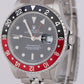 Rolex GMT-Master II COKE Red Black JUBILEE Stainless Steel Date Watch 16710
