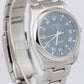MINT Rolex Air-King Blue Roman Stainless Steel Smooth 34mm Oyster Watch 114200