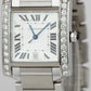 Cartier Tank Francaise Full-Size DIAMOND Steel Silver Watch W51002Q3 2302 BOX