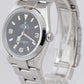UNPOLISHED Rolex Explorer I Black Stainless Steel 114270 36mm Watch BOX PAPERS