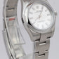 NEW STICKERED Rolex Oyster Perpetual 26mm SILVER Stainless Steel Watch 176200