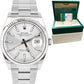 MINT 2020 Rolex DateJust 36mm Silver Steel 18K Gold Oyster Watch 126234 CARD