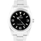 UNPOLISHED 2004 Rolex Explorer I Black Stainless Steel 114270 36mm Watch PAPERS