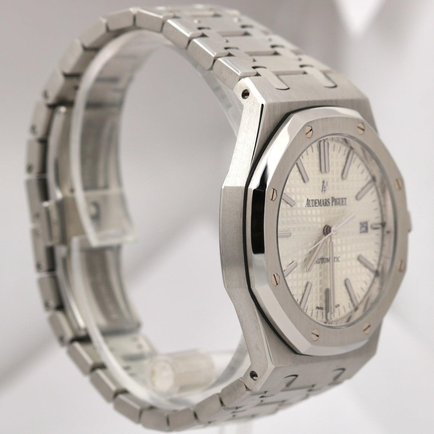 Audemars Piguet Royal Oak WHITE 41mm 15400ST Stainless Steel Automatic Watch