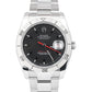MINT RSC Rolex DateJust 116264 Turn-O-Graph 36mm Thunderbird Black Steel Watch