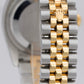 Rolex DateJust 116263 Turn-O-Graph 36mm White Thunderbird Two-Tone Watch RSC