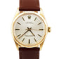 Rolex Oyster Perpetual 14K Yellow Gold 34mm Automatic Brown Leather Watch 1002