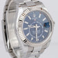 2019 Rolex Sky-Dweller Steel White Gold BLUE 326934 42mm Oyster Watch BOX CARD
