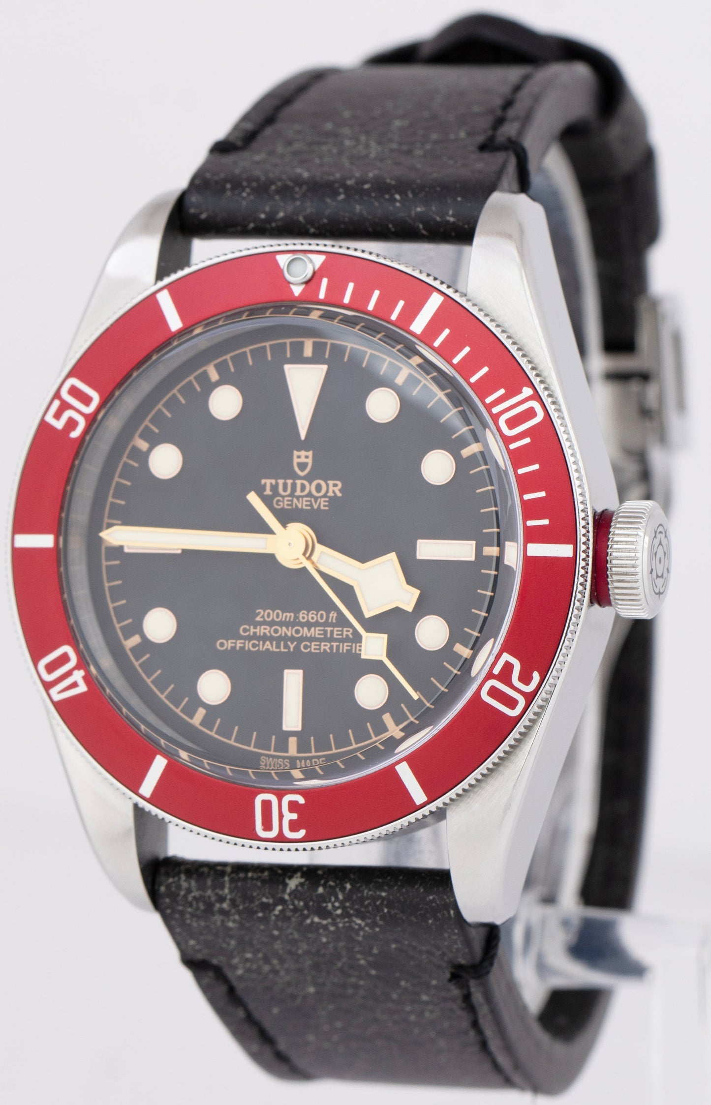 Tudor Black Bay Heritage 79230 R Stainless Steel Red 41mm Automatic Watch BOX